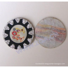 Fashion badge with metallic thread,Woven Badge,embroidery, trims , cloth accessories